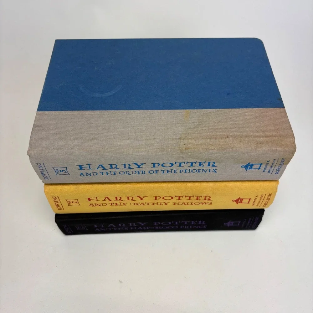 Scholastic Harry Potter Book Set 5-7 Hardcover Multicolor Good‎ First Editions